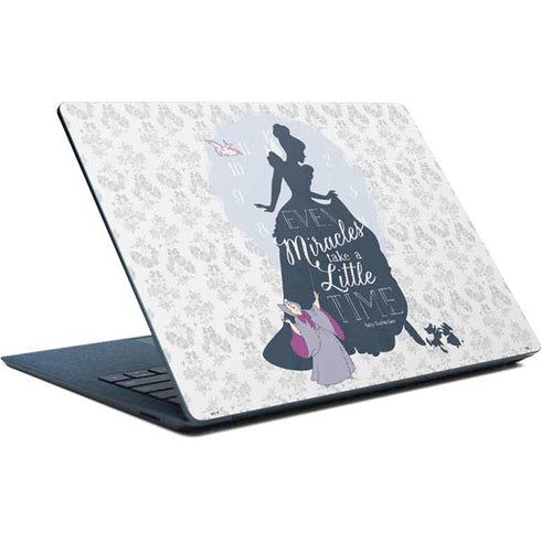 Disney Cinderella Miracles Take Time Silhouette Surface Laptop Skin